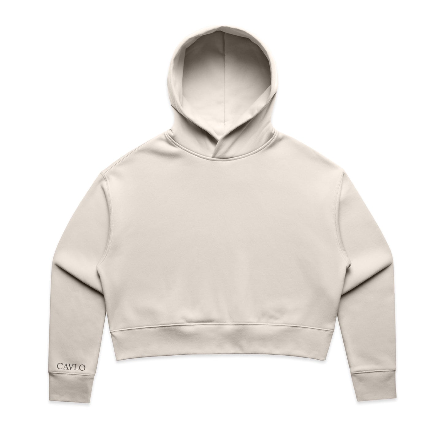 Velour Crop Hoodie
