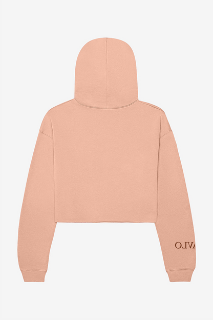 new crop fleece hoodie