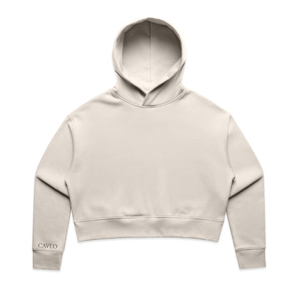 Velour Crop Hoodie